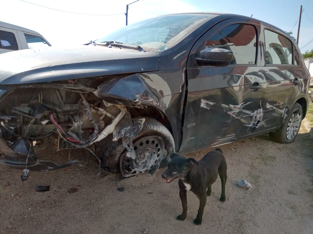 Espectacular accidente frente al Geriátrico de B° Central Argentino