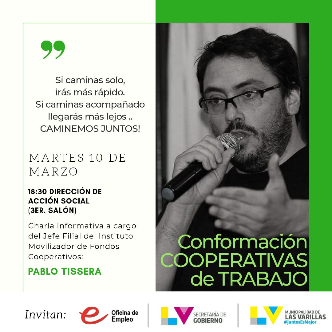 Charla sobre formación de Cooperativas de Trabajo