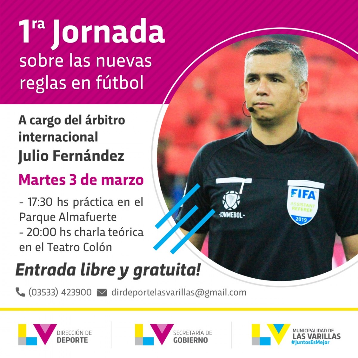 Charla sobre las nuevas reglas del fútbol