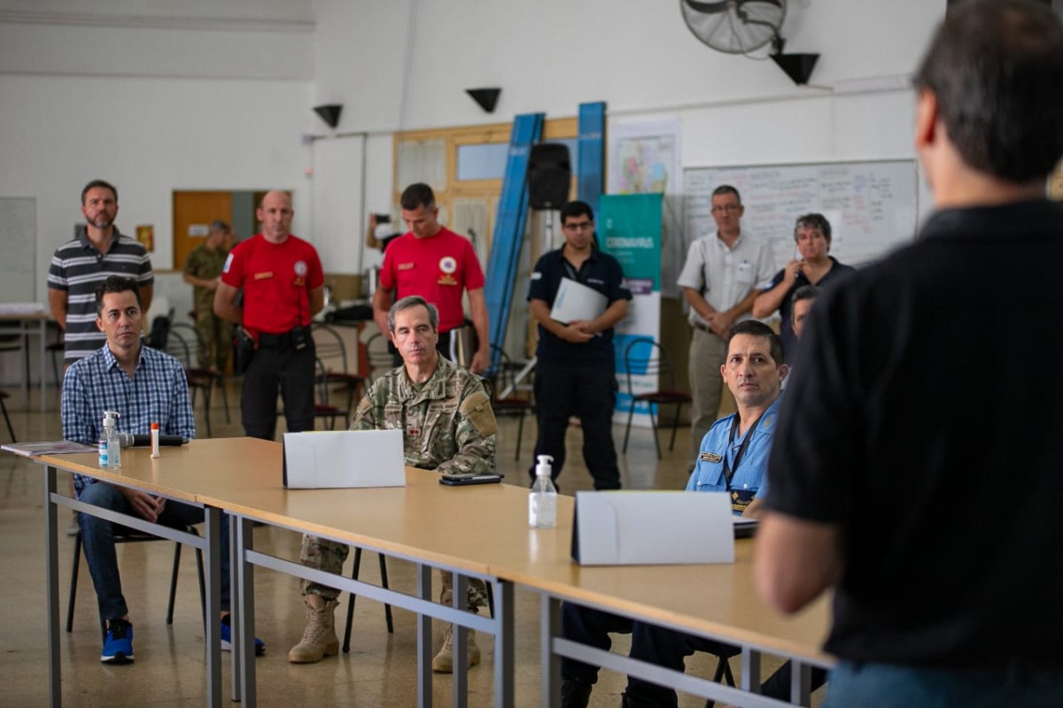 Manuel Calvo encabezó una nueva reunión del Centro de Operaciones de Emergencia