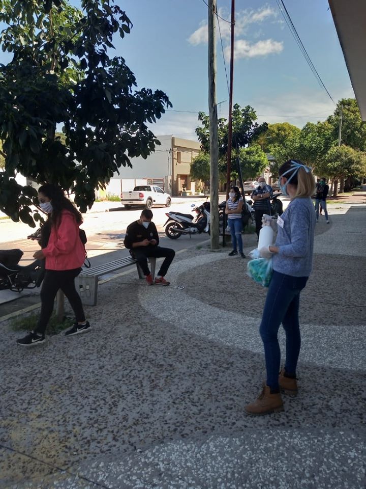 La actividad solidaria del grupo de voluntariado sanitario del Covid-19
