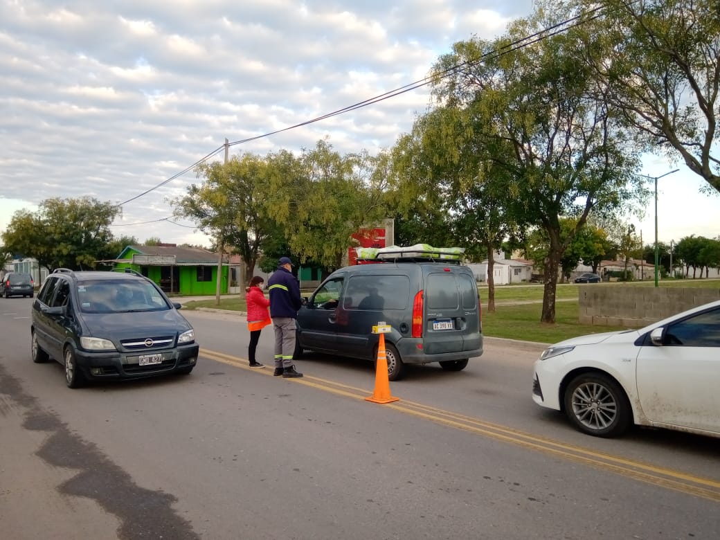Controles preventivos en los accesos a la ciudad