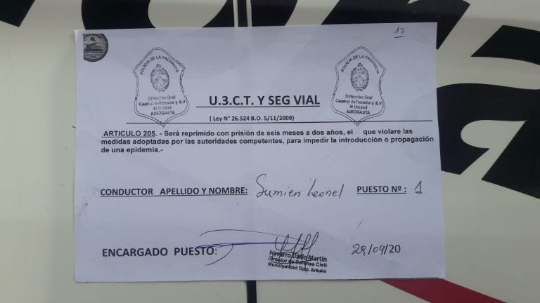 Pandemia: denuncia por controles desmedidos en el acceso  de camiones  a La Rioja