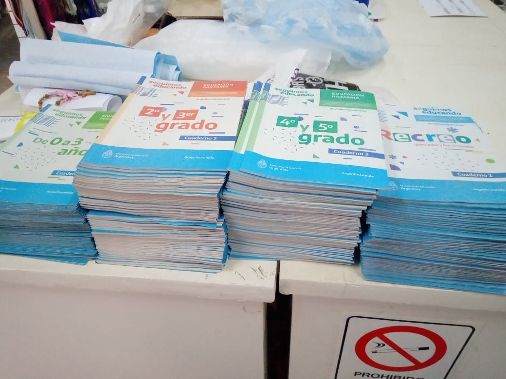 Cáritas Las Varillas entregó  módulos alimentarios y  artículos de limpieza