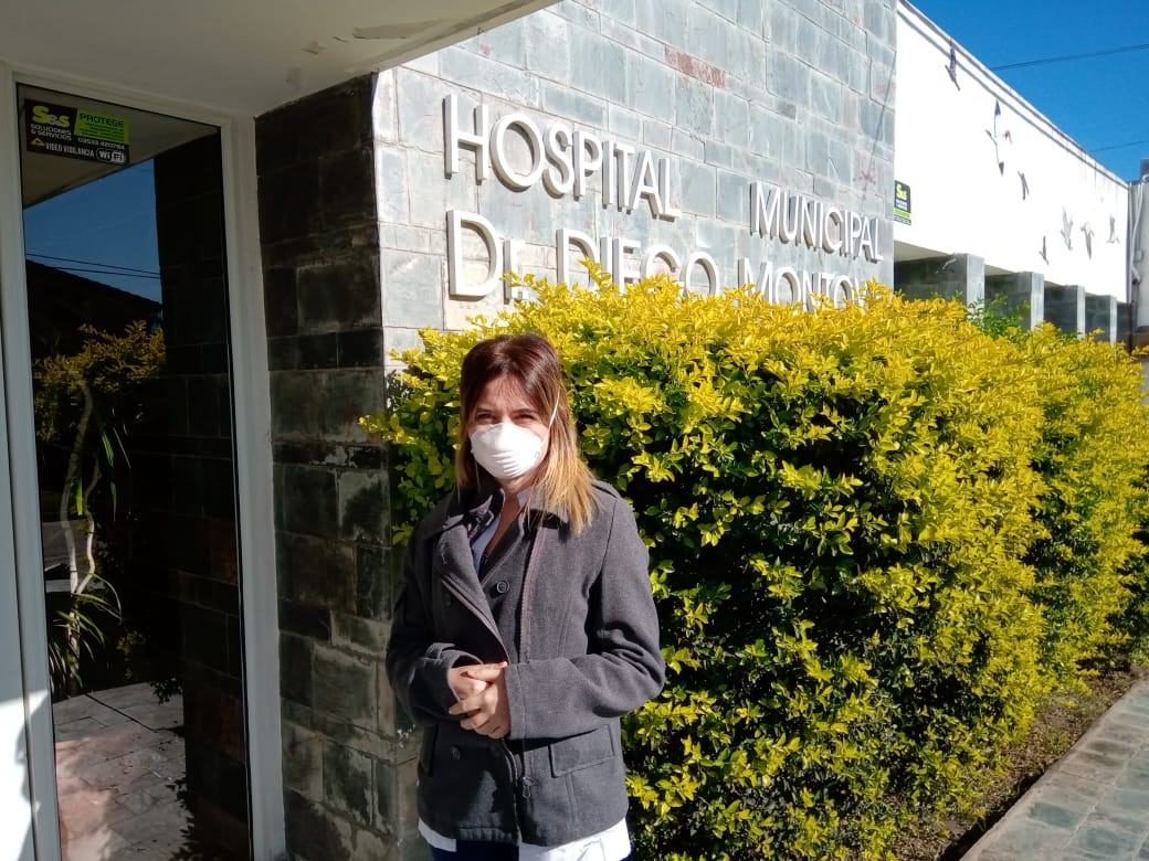 Cabinas sanitizantes en el Hospital Diego  Montoya