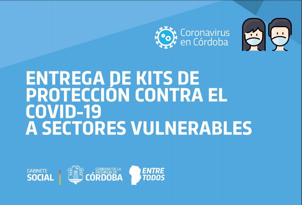 En el interior provincial la entrega de kits de protección contra el Covid-19 a sectores vulnerables la harán los municipios