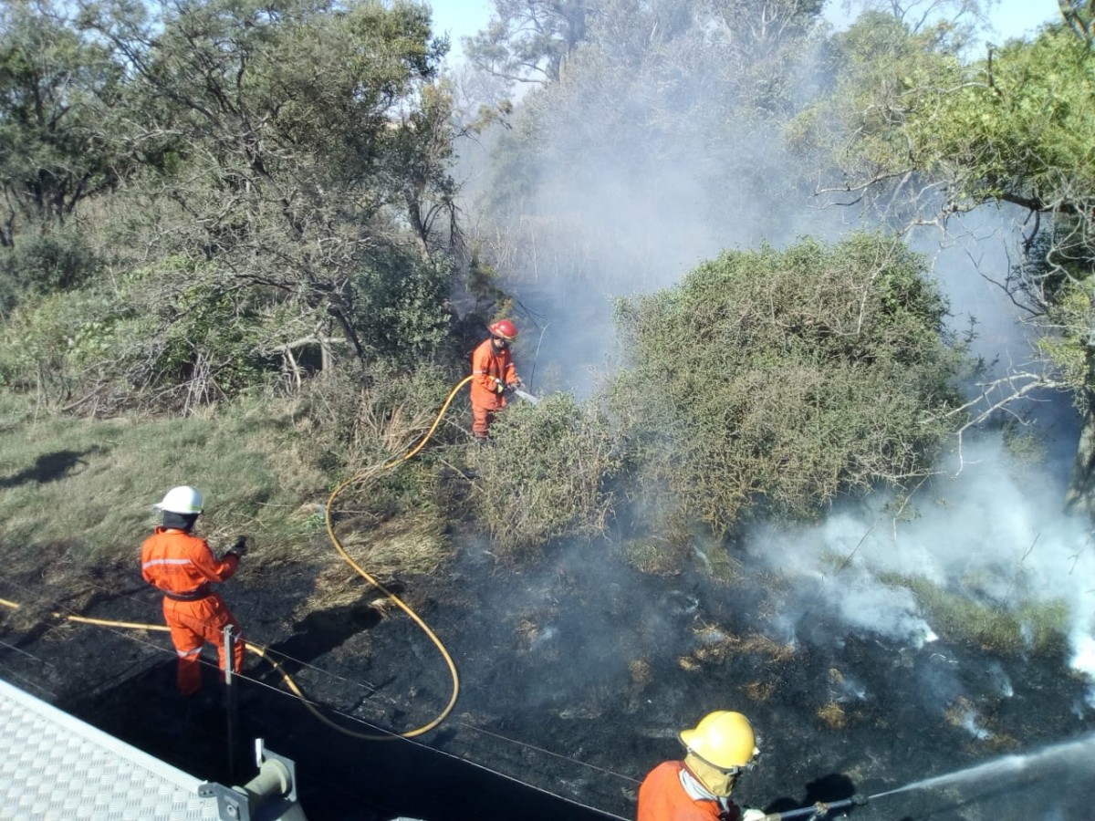 Intenso trabajo de los bomberos durante el fin de semana