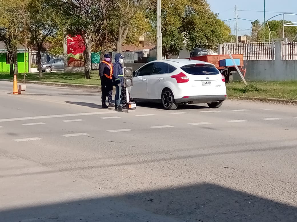 Instalan rociadores en los accesos a la ciudad