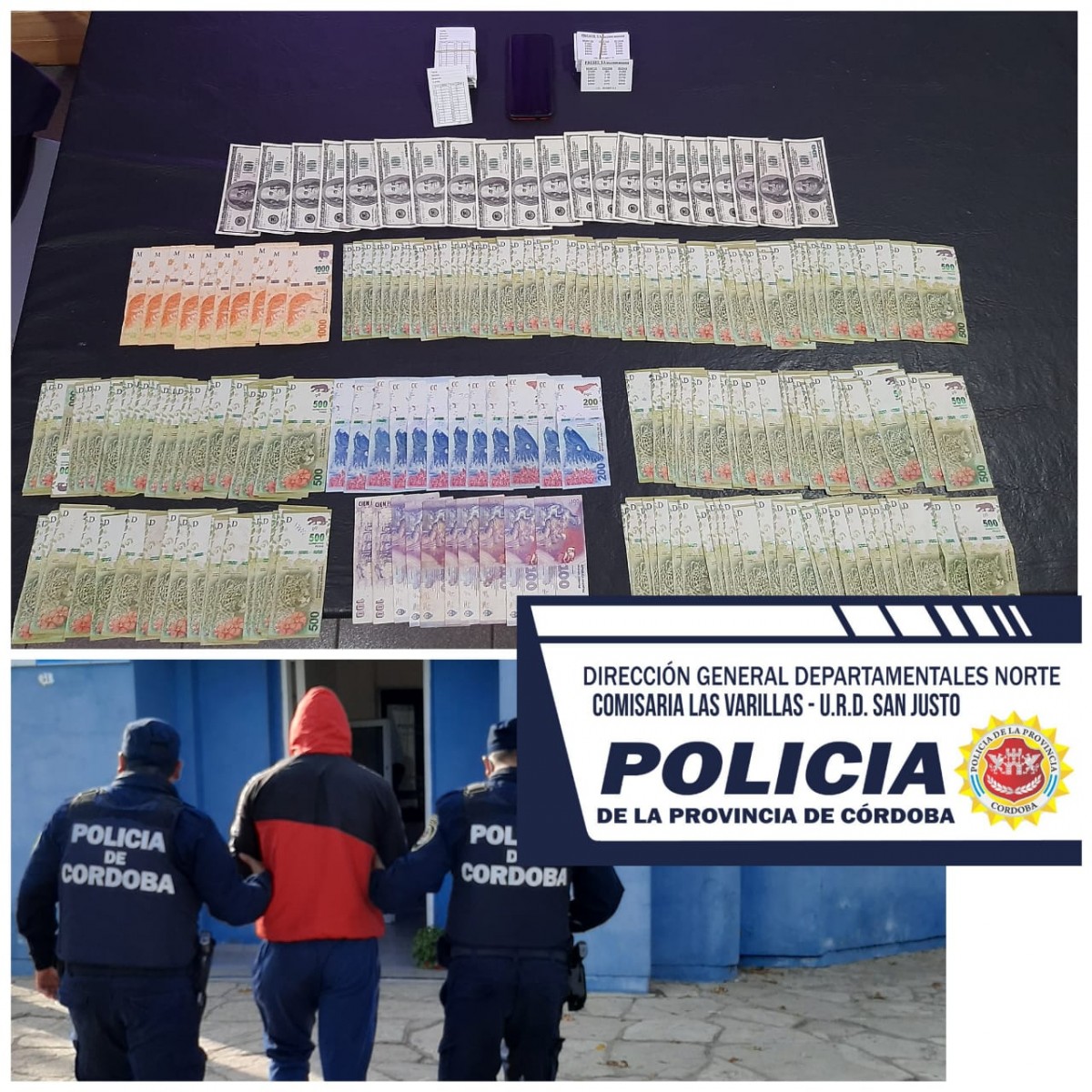 Detienen a una persona por presunta estafa con dinero falso