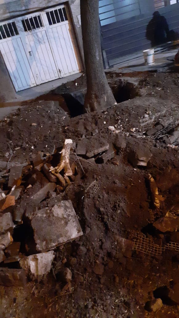 Bomberos fueron convocados por un escape de gas en calle Chaco
