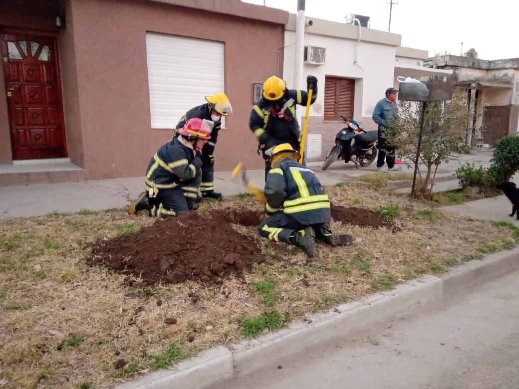 Bomberos fueron convocados por un escape de gas en calle Chaco