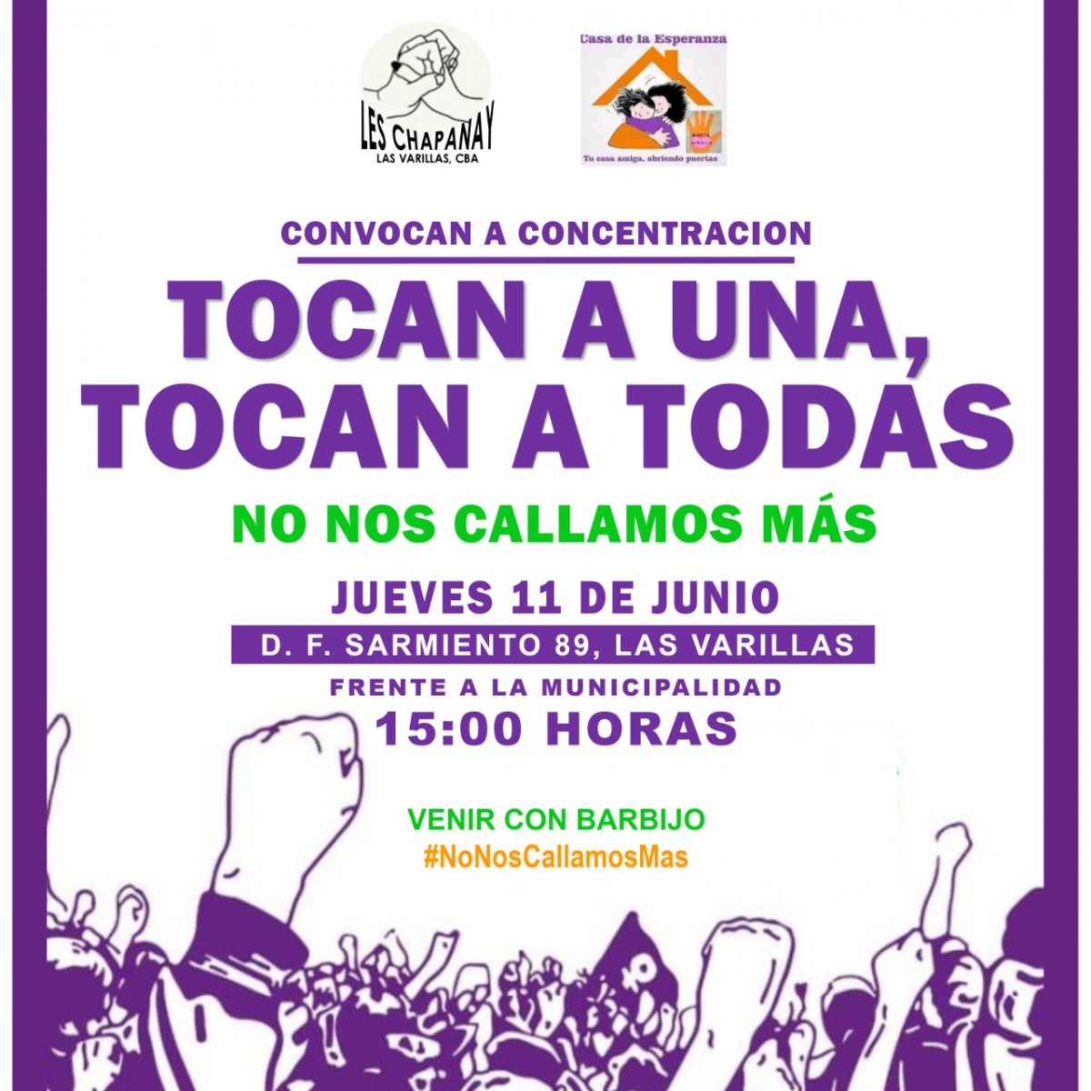 Convocan a una concentación contra la violencia de género