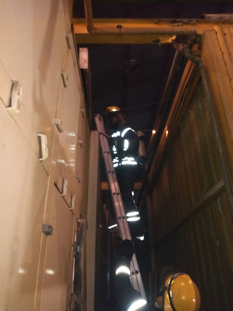 Principio de Incendio en Pauny, rápidamente sofocado