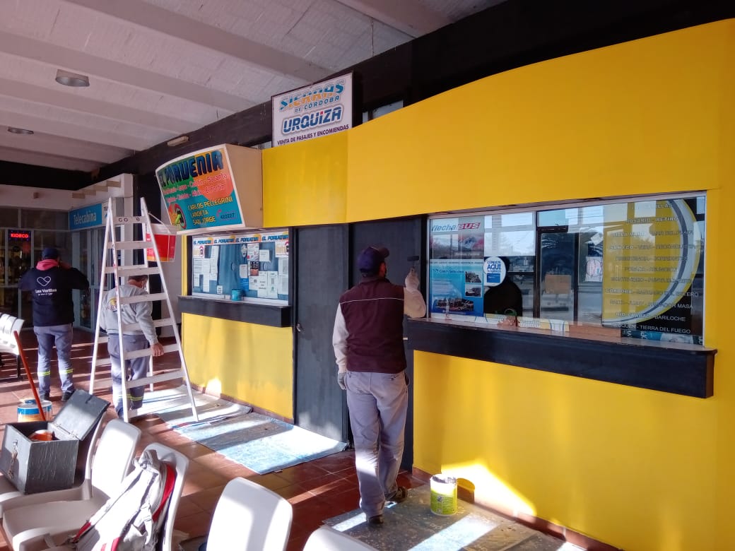 Le están cambiando la cara a la Terminal de Ómnibus