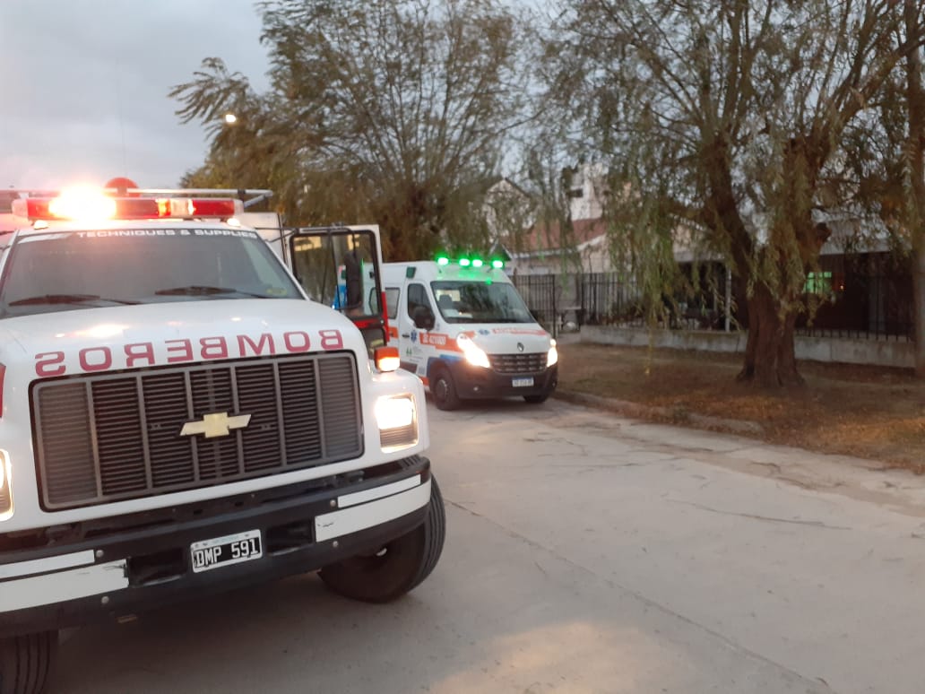 Mujer fue asistida por EMMA luego de un incendio en su vivienda