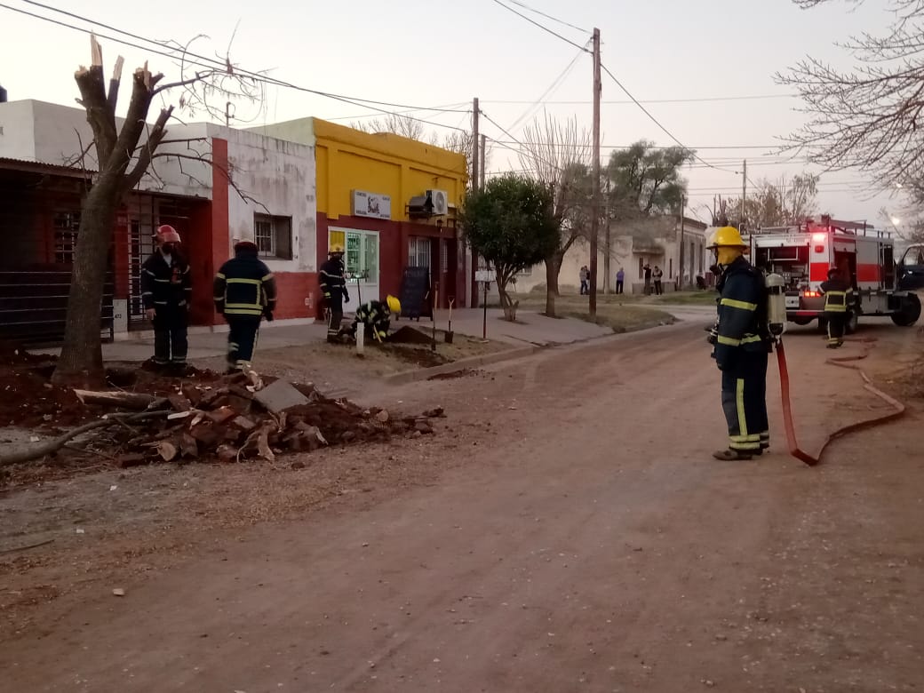 Bomberos fueron convocados por un escape de gas en calle Chaco