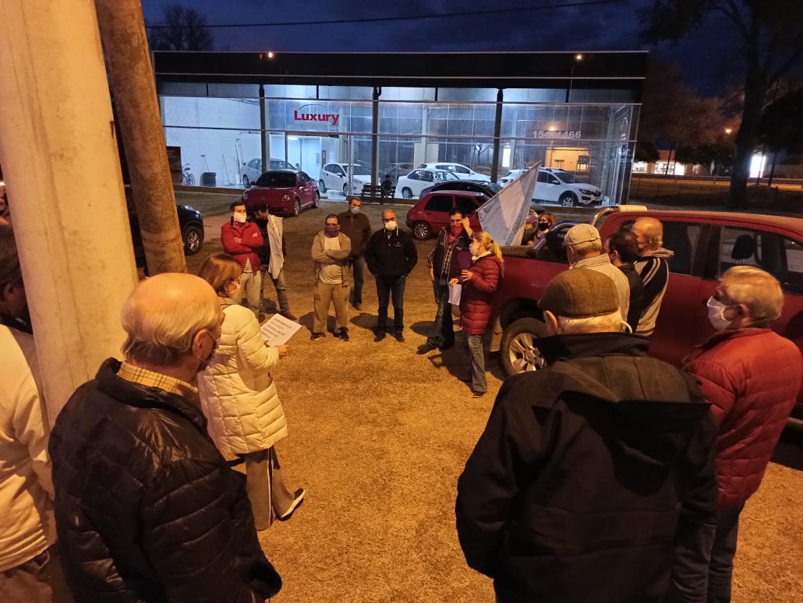 Ruralistas realizaron un bocinazo contra la intervención estatal en Vicentin