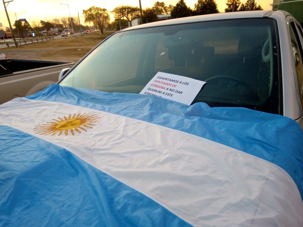 Ruralistas realizaron un bocinazo contra la intervención estatal en Vicentin