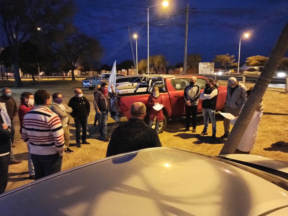 Ruralistas realizaron un bocinazo contra la intervención estatal en Vicentin