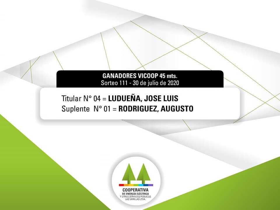 Nuevo sorteo de planes de viviendas de la Cooperativa