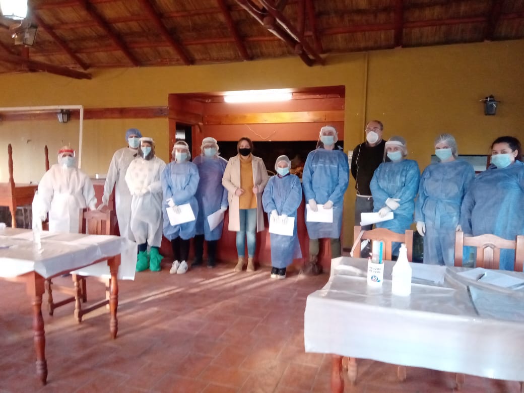 Comenzó a funcionar el puesto de control sanitario en ruta 13