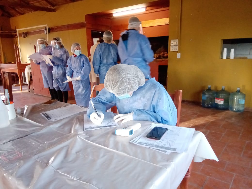 Comenzó a funcionar el puesto de control sanitario en ruta 13