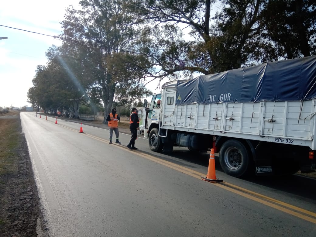 Se reiniciaron los controles en los accesos a la ciudad