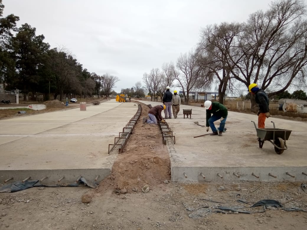 Ingenieros de Vialidad recorrieron las obras del acceso a Las Varillas desde Pozo del Molle