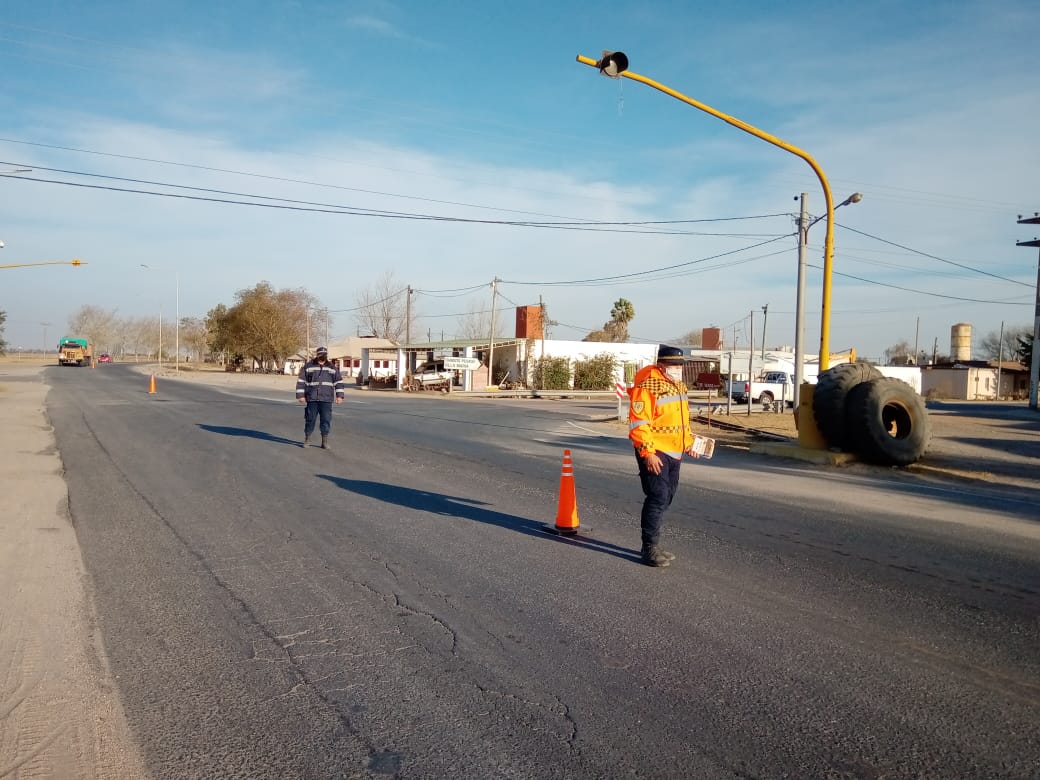 Comenzó a funcionar el puesto de control sanitario en ruta 13