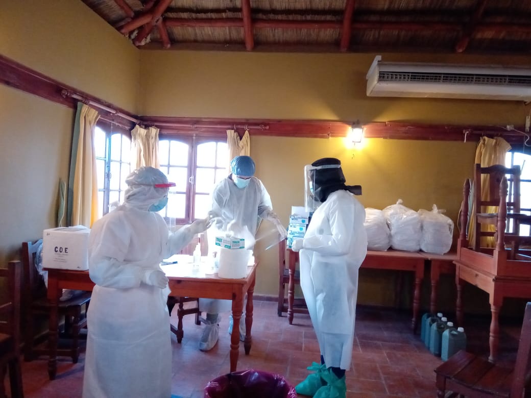 Comenzó a funcionar el puesto de control sanitario en ruta 13