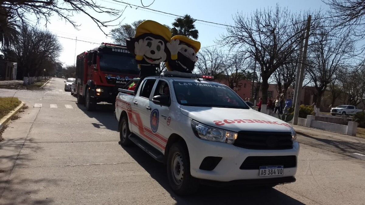 Intensa actividad de bomberos voluntarios durante el fin de semana