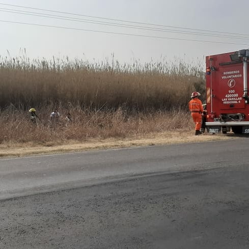 Accidente en Ruta 158 con tres personas damnificadas