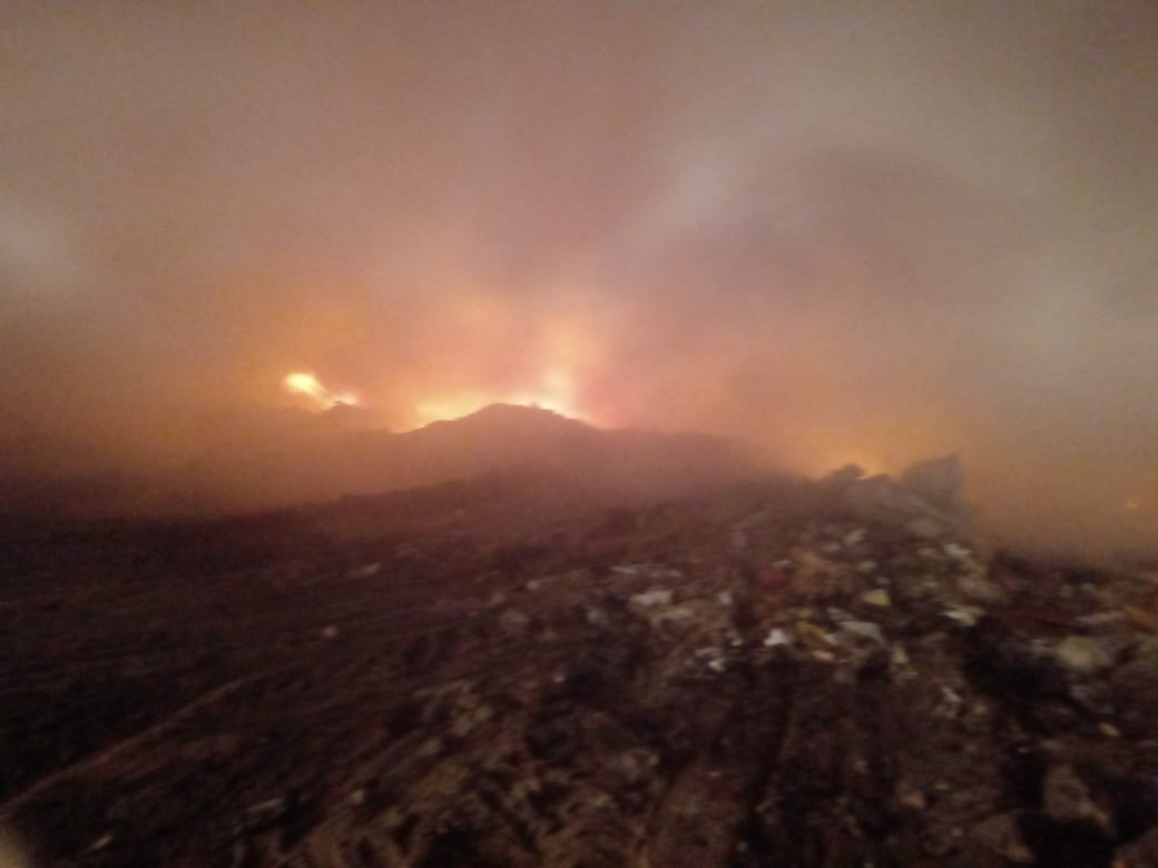 Incendio en el basural sur. Fue intencional?