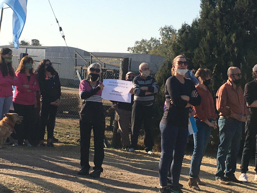 Con una importante asistencia se realizo la Marcha del 17A en Las Varillas