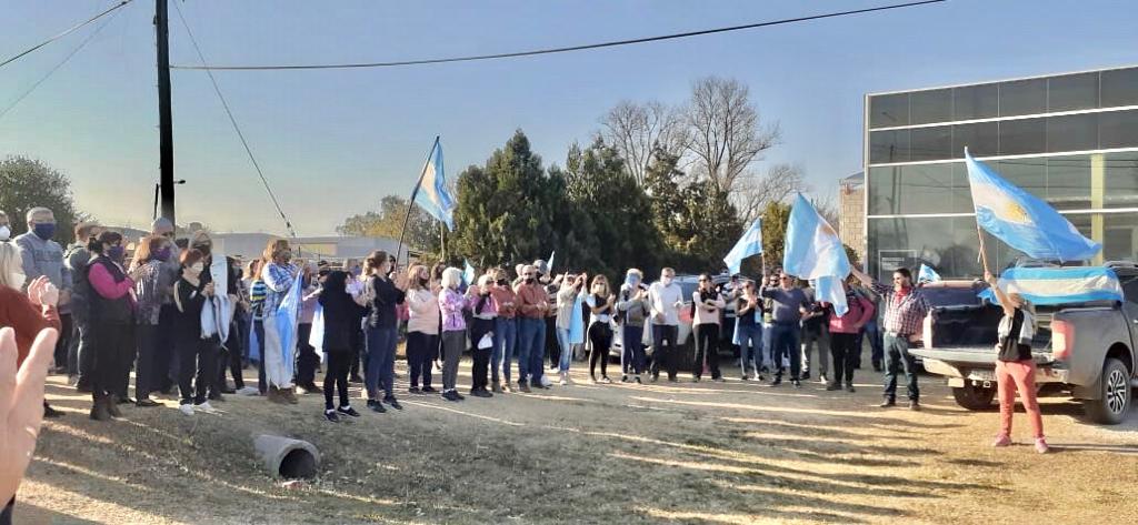 Con una importante asistencia se realizo la Marcha del 17A en Las Varillas