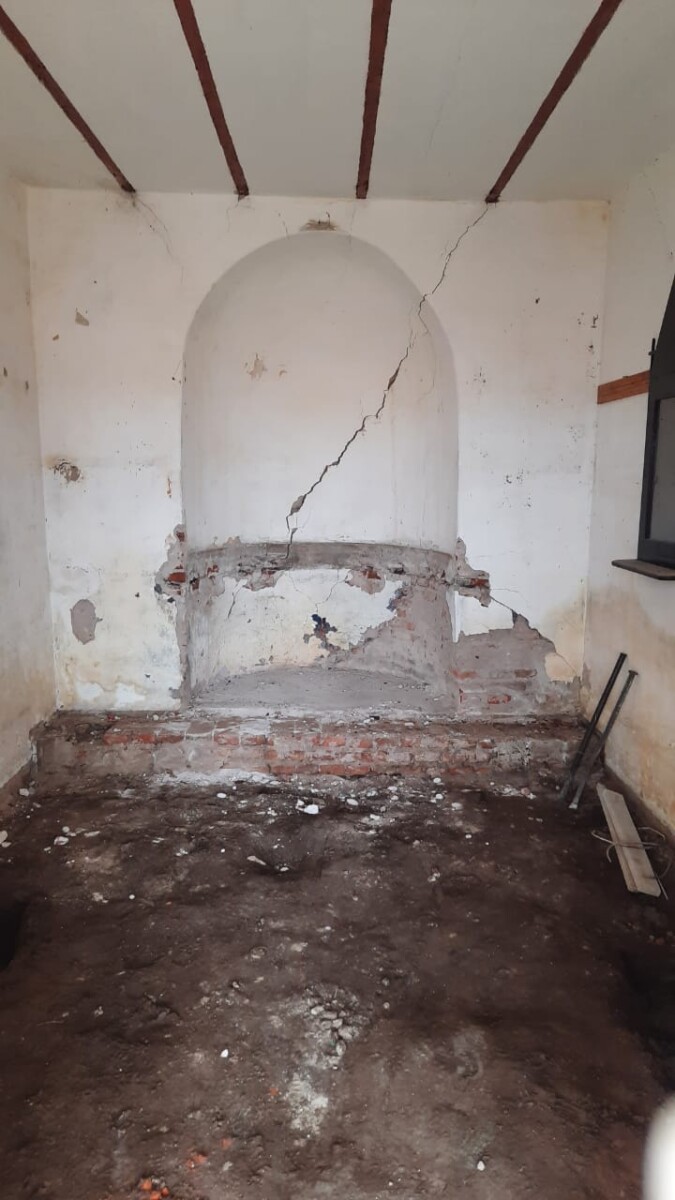 Restauran la Capilla Boetto, erigida en 1924