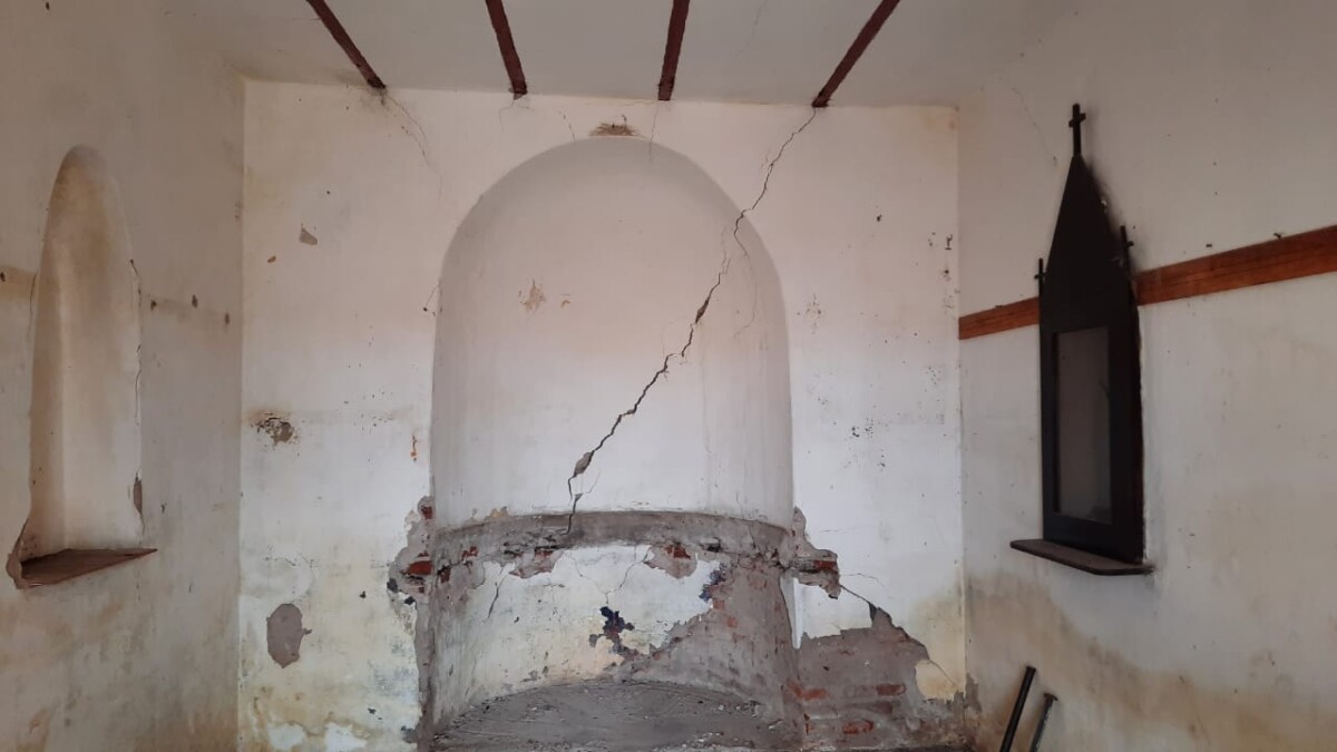 Restauran la Capilla Boetto, erigida en 1924