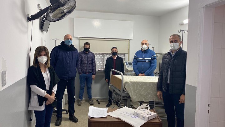 El Rotary Club entregó termómetros y productos sanitizantes a la Municipalidad