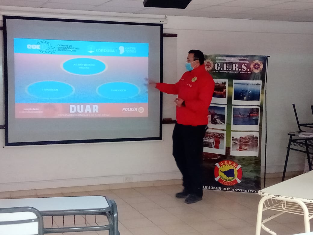 Capacitación para personal que actúa en prevención durante  la pandemia de coronavirus