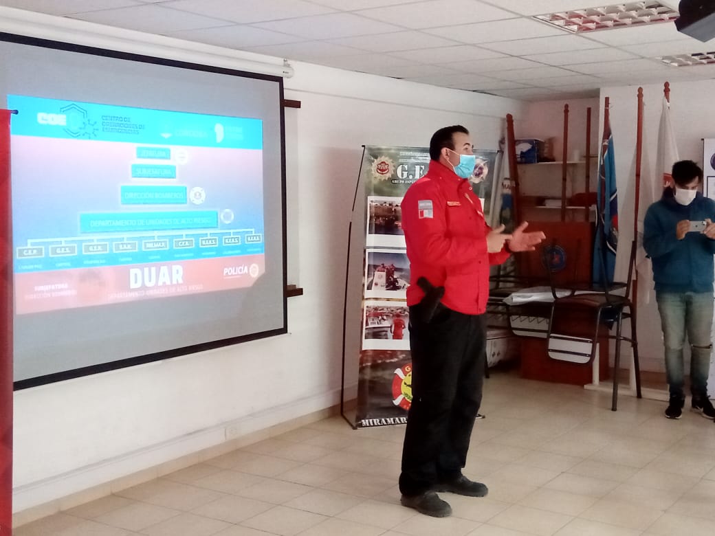 Capacitación para personal que actúa en prevención durante  la pandemia de coronavirus