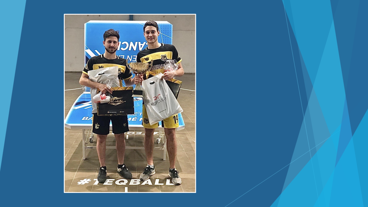 Dos jugadores de Huracán ganaron el primer torneo de Taqueball en el Club Mitre