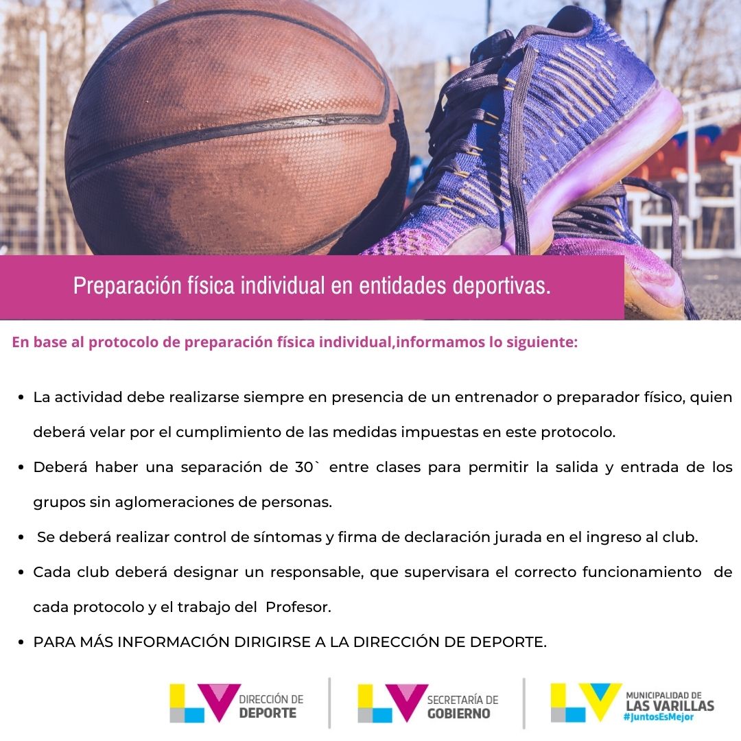 Covid: disciplinas deportivas habilitadas