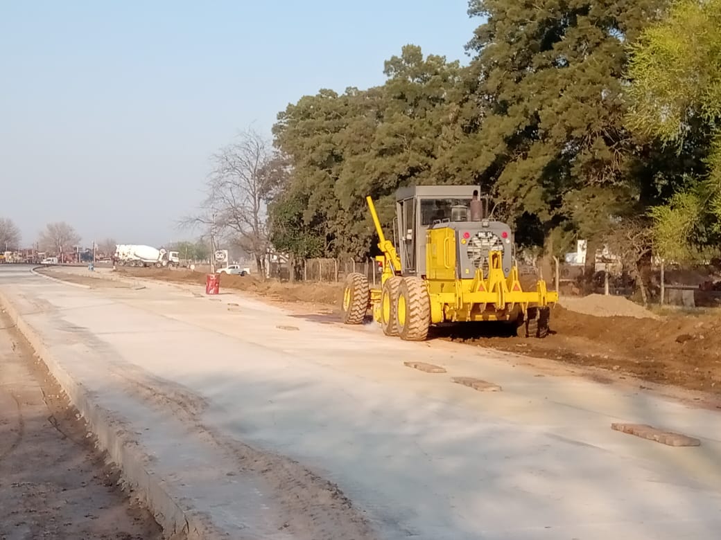 El mes próximo terminarían la obra de acceso a la ciudad por Ruta 158