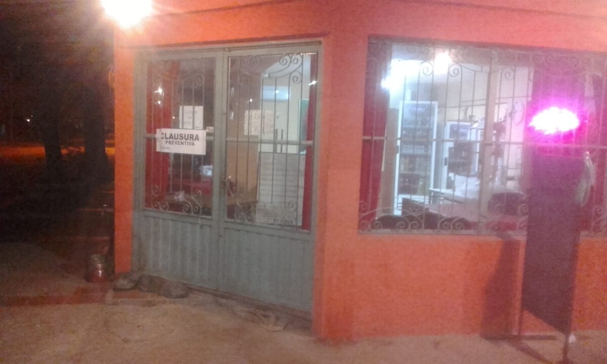 Clausuraron comercios y desbarataron reuniones no permitidas