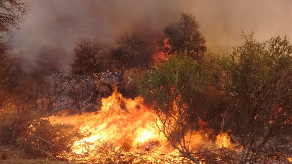 Regresaron los bomberos varillenses que trabajaron en los incendios de Traslasierra