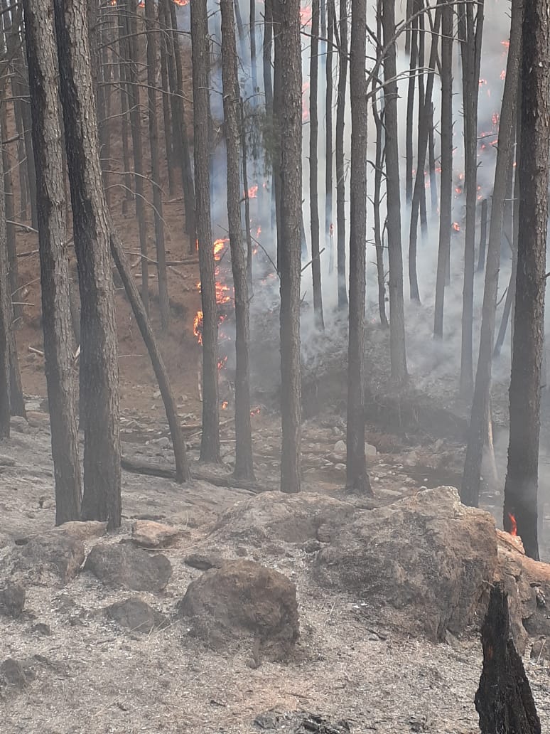 Partió una nueva dotación de relevo de bomberos de Las Varillas hacia las Sierras