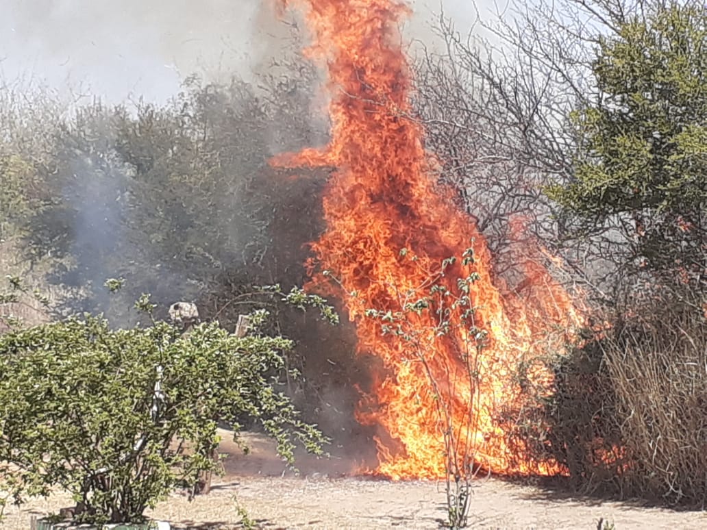 Regresaron los bomberos varillenses que trabajaron en los incendios de Traslasierra