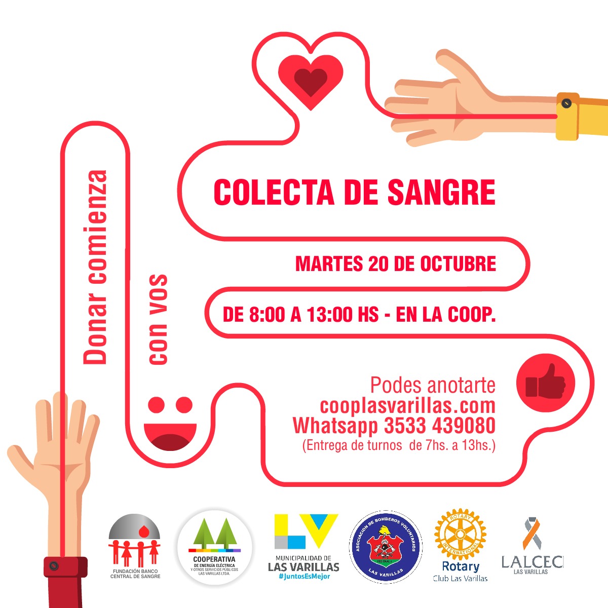 Nueva colecta de sangre promovida por la Cooperativa