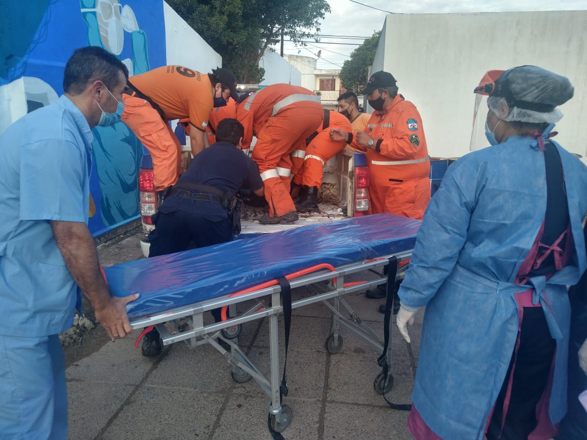 Bomberos locales participaron en una nueva búsqueda de persona extraviada