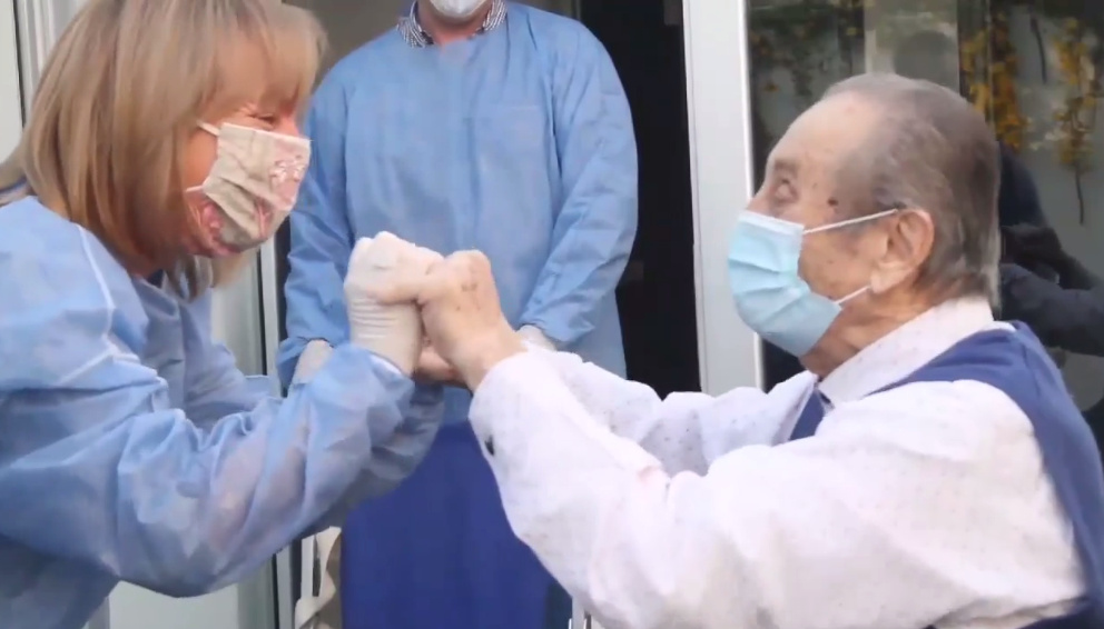 Emotivo video de los abuelos del Anexo del Sanatorio Policlínico